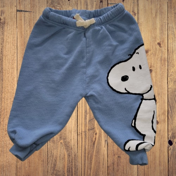 Zara Other - 3/$15 Zara Blue Sweatpants with Cartoon Design